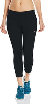 New Nike Women's XL Epic Run Printed Crop Pants Black 646229 010