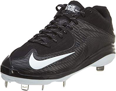 New Nike Air Pro Metal 2 Black/White Sz 7.5 Baseball Cleats