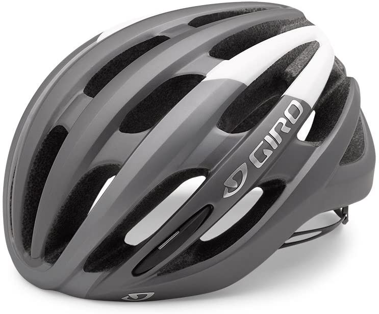 New Giro Foray Helmet Adult Medium Gray/White, Cycling Helmet 21.75" - 23.25"