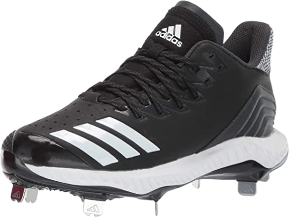 New adidas Men's Icon Bounce Baseball Cleats Size 12.5 Black/White