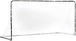 New Franklin Sports Premier Steel 12 x 6 Folding Soccer Goal  Silver