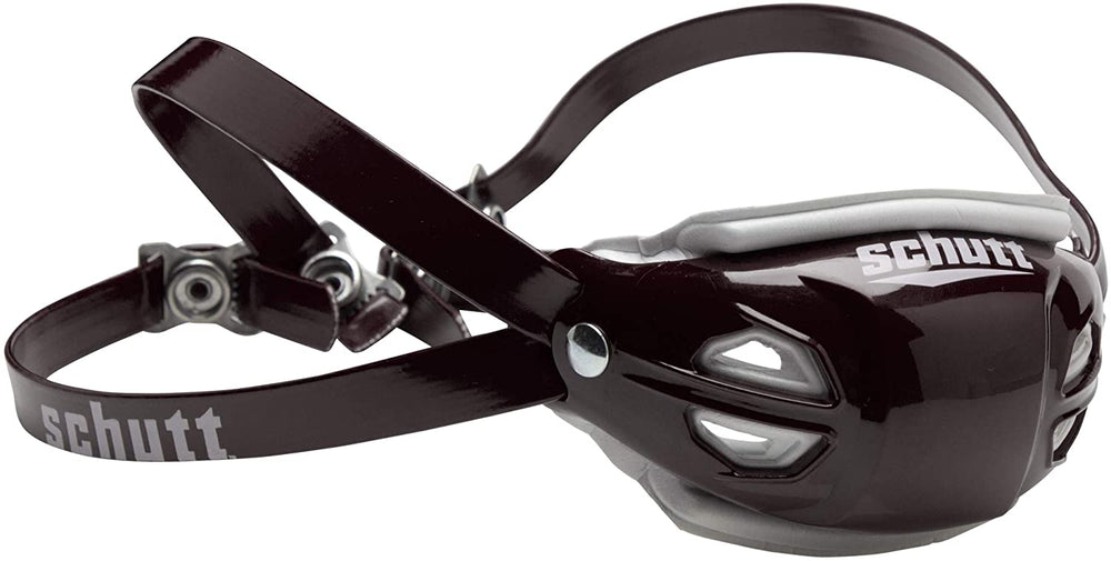 New Schutt Sports Elite Hard Cup Chinstrap Medium Black/White