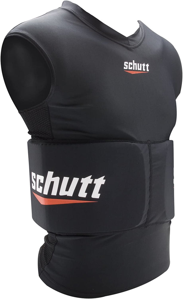 New Schutt Lightweight Rib Protector Shirt X-Small 22-24" Black