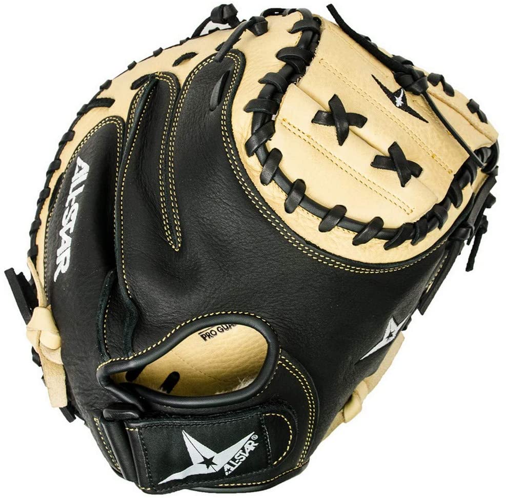 New All-Star Comp 33.5 Inch CM3031 Baseball Catchers Mitt Black/Brown