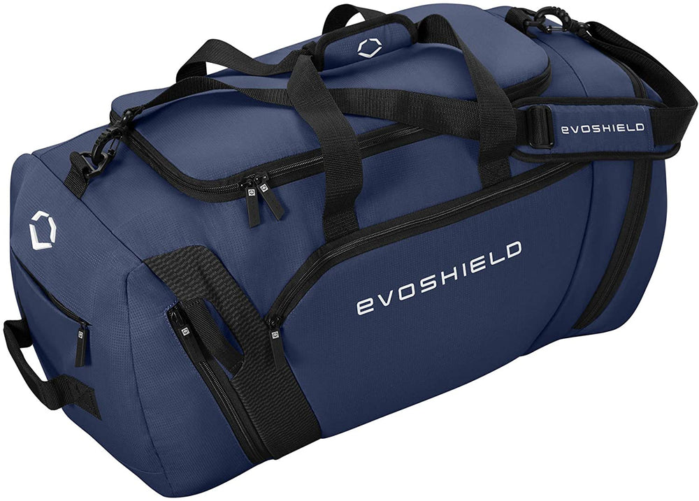 New EvoShield Duffle Bag Series Navy/White Holds 2 Bats