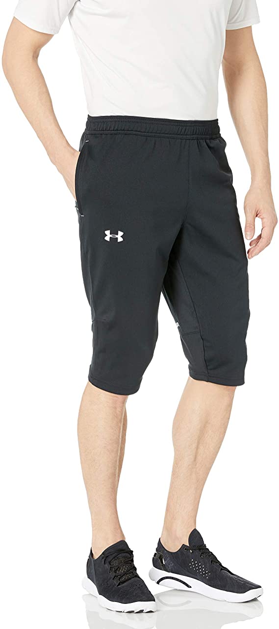 Under Armour Men's Challenger Knit Shorts, White (100), X-Large