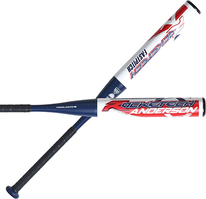 New 2021 Anderson Rocketech Aluminum Fastpitch Softball Bat Rd/Wht/Blu