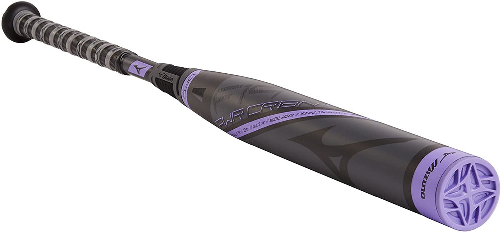 New Mizuno F19 Power Carbon Fastpitch Softball Bat Black/Purple Drop (-9)