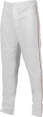New Marucci Youth Elite Double Knit Piped Baseball Pant Large White/Red