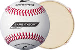 New Champro Safe-T-Soft Level 5 Baseball (White, 9-Inch) Pack of 12