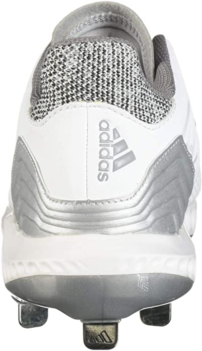 New adidas Men's Icon Bounce Baseball Cleats Size 16 White/Silver