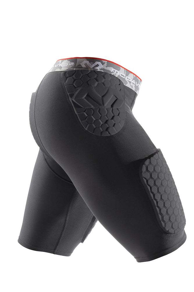New McDavid Integrated Football Girdle Shorts w/ Built in Hex Pads Charcoal 2XL