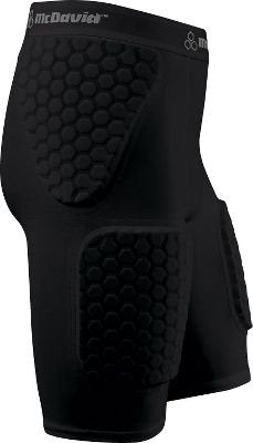 New Other McDavid YM Hexpad Thudd Short with Thigh Pads football girdle Black