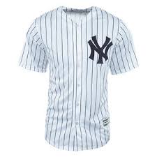 New Majestic Men's Replica New York Yankees Cool Base White/Navy Jersey X-Large