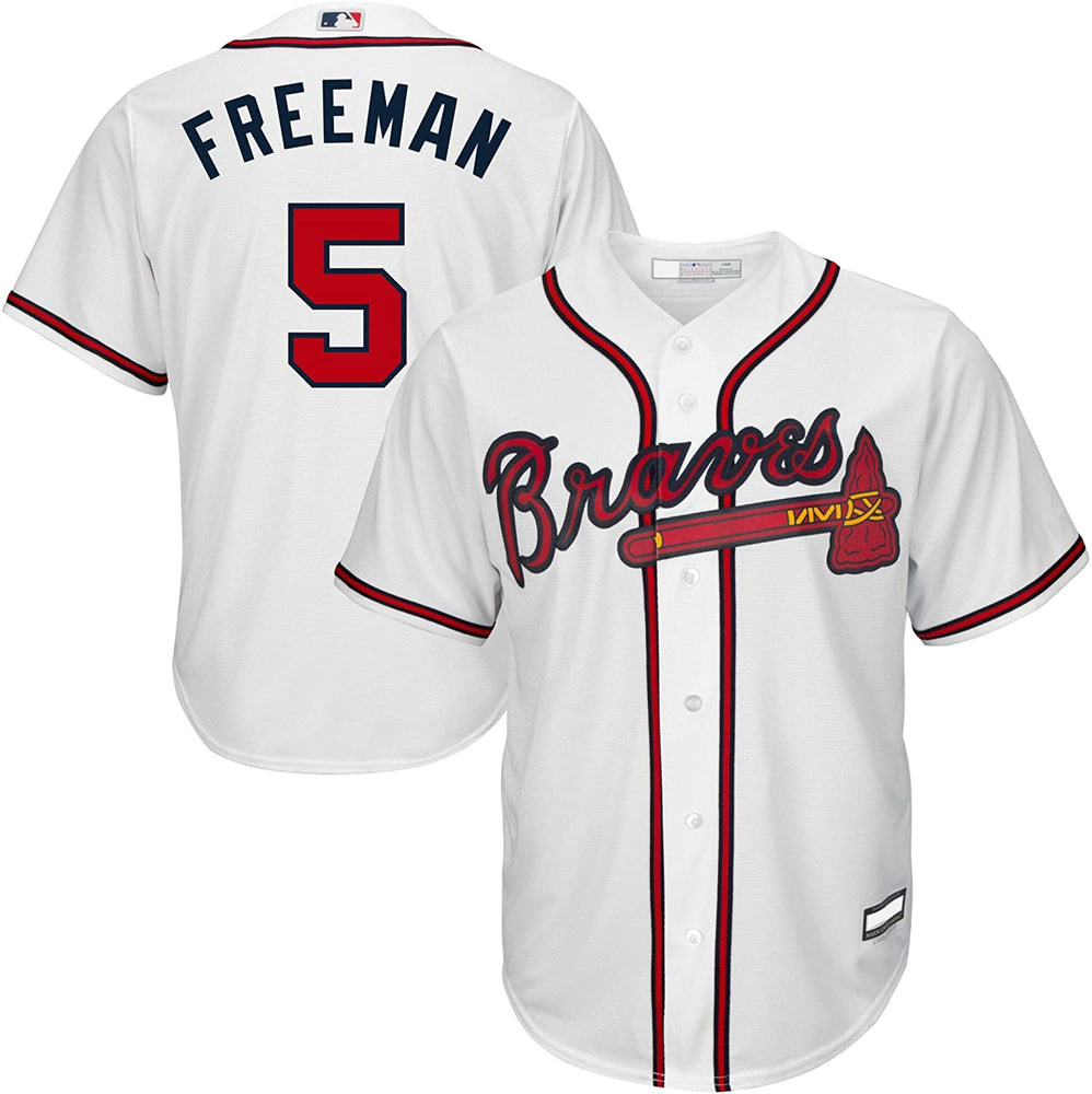 New Majestic International MLB Atlanta Braves Freddie Freeman