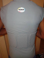 New McDavid 791T Hexpad Body Shirt 3 Pads Rib & Spine Padded Body Shirt Gray XXL