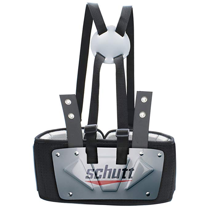 New Schutt Sports Varsity Ventilated Football Rib Protector Silver/Black Medium