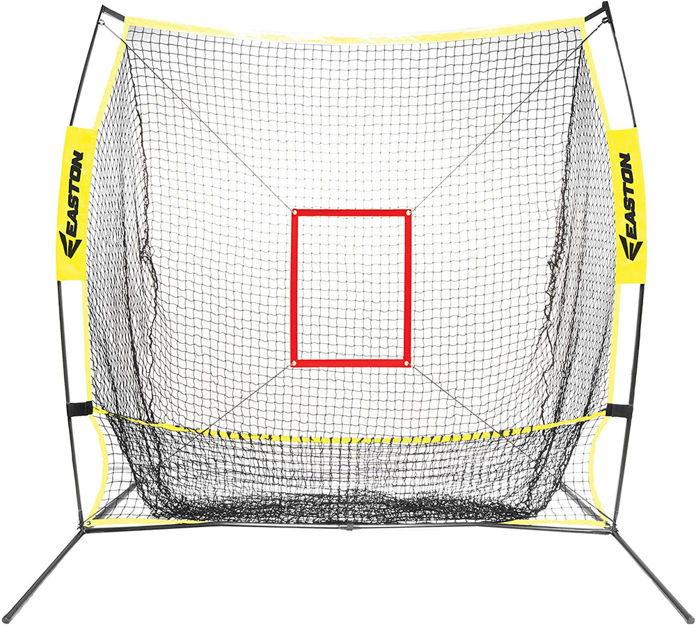 New Easton XL Baseball and Softball Pitching and Batting Catch Net Yellow/Black