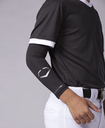 New EvoShield Youth Solid Baseball Compression Arm Sleeve Black