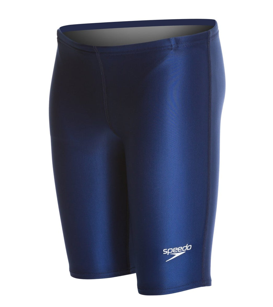 New Speedo Boy's Swimsuit Jammer Begin to Swim Solid Navy Size 4