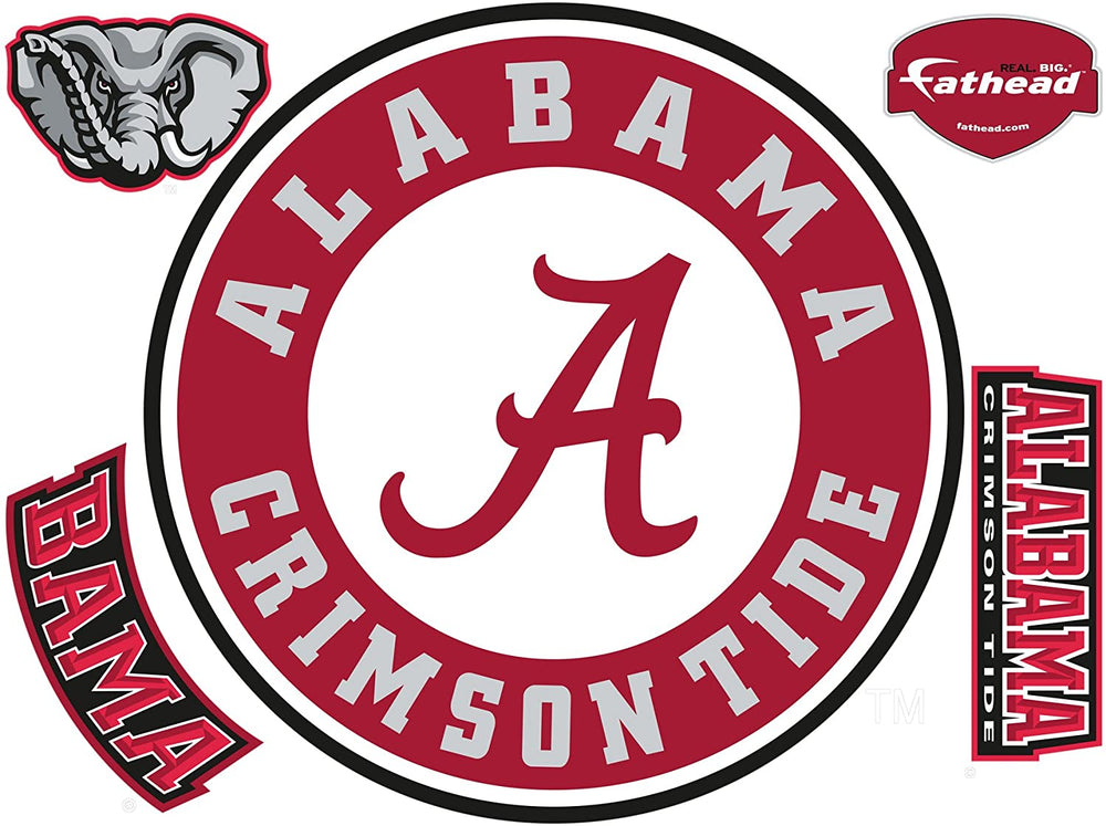 New Fathead NCAA Alabama Crimson Tide Alabama Crimson Tide