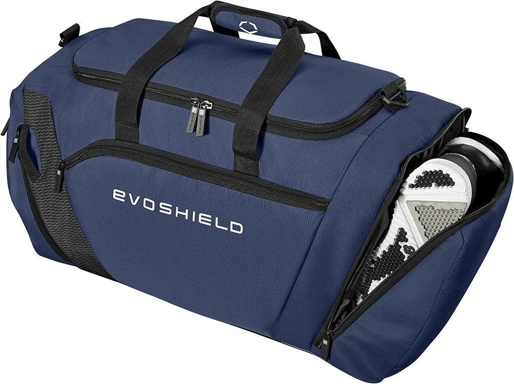 New EvoShield Duffle Bag Series Navy/White Holds 2 Bats