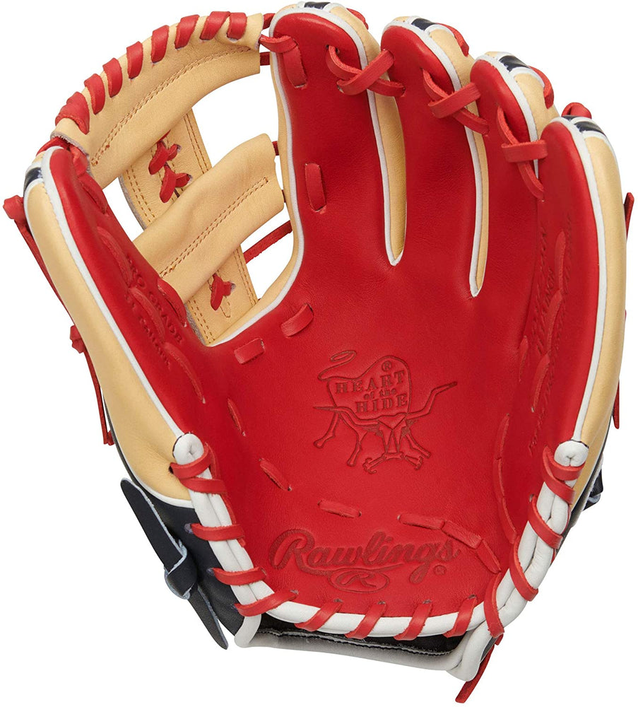 New Rawlings Heart of The Hide Baseball Glove Series Traditional Break-in 2022 Red/Black Limited RHT