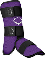 New EvoShield SRZ-1 Batter's Leg Guard Series Adult Purple