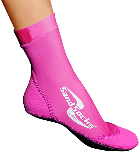 New Sand Socks Women's Small Socks for Beach Soccer and Volleyball Pink