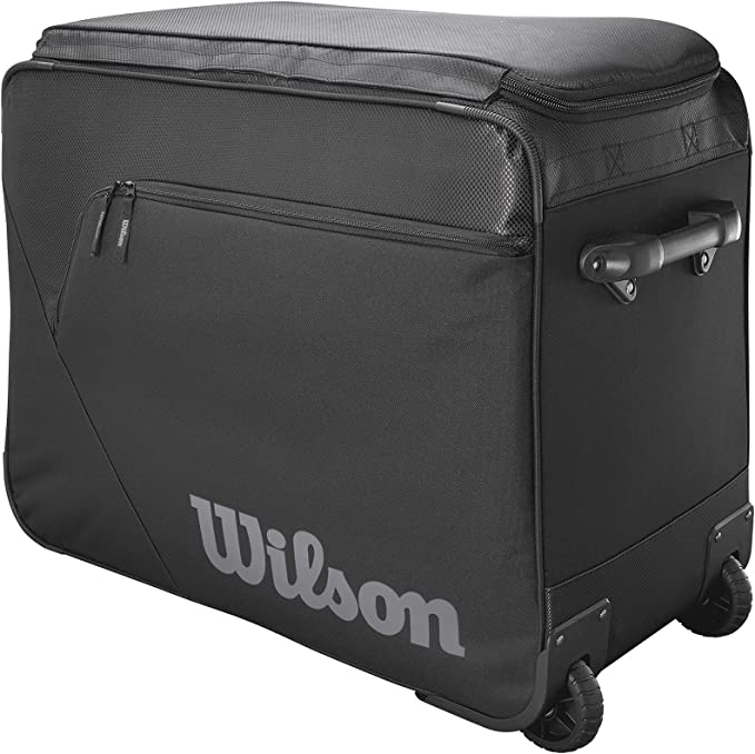 New Wilson Ball Bucket Bag, Black, 27" L x 14.5" W x 20.5" H Black