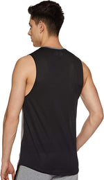 New Under Armour Men's Mk1 Sleeveless T-Shirt Black/Gray Size XL