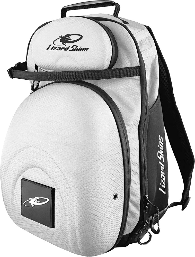 New Lizard Skin Ultimate Baseball Bat Pack Baseball Backpack Players White/Black