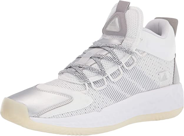 New Adidas Coll3ctiv3 2020 Mid Basketball Shoe Unisex 6.5  White/Silver