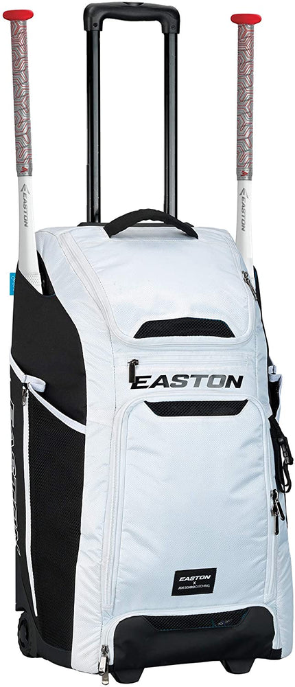 New Easton Catcher's Bat and Equipment Wheeled Bag Jen Schro Black/White 2021