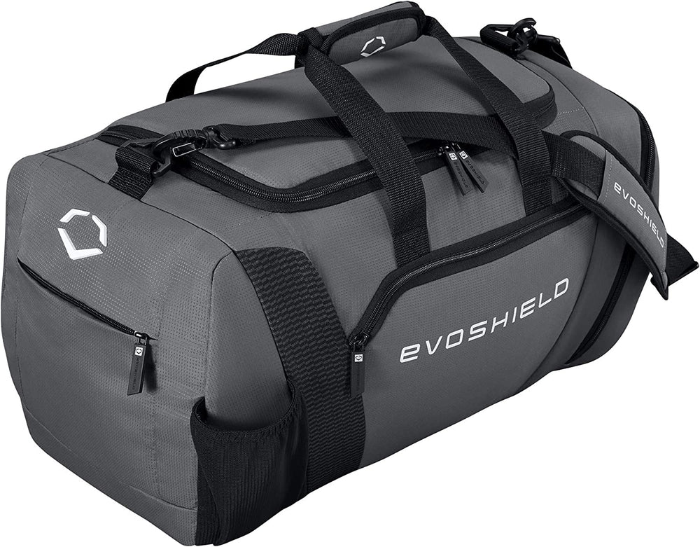 New EvoShield Duffle Bag Series Gray/White – PremierSports