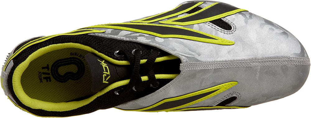 New Reebok Men's Anthem Sprint II Track Shoe Unisex Men 8.5 Silver/Black/Yellow