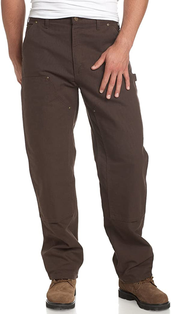 Carhartt Double Front Dark Brown Dungaree Pants, 32 Waist, 36