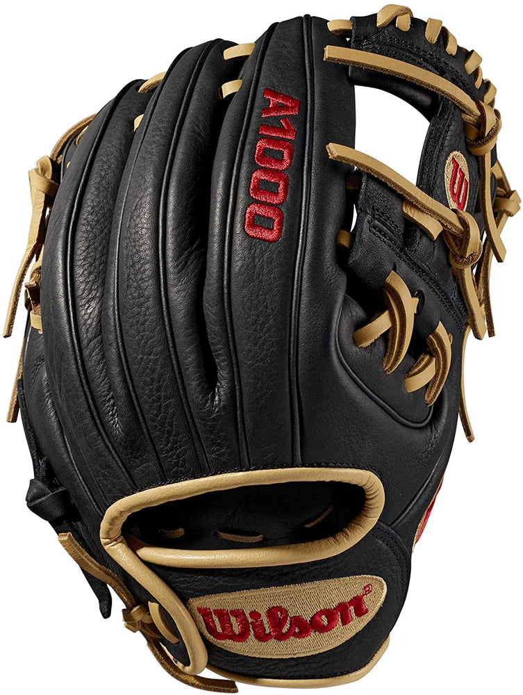 New Wilson A1000 PF88 Dustin Pedroia Model 11.25" Black/Blonde/Red RHT Leather