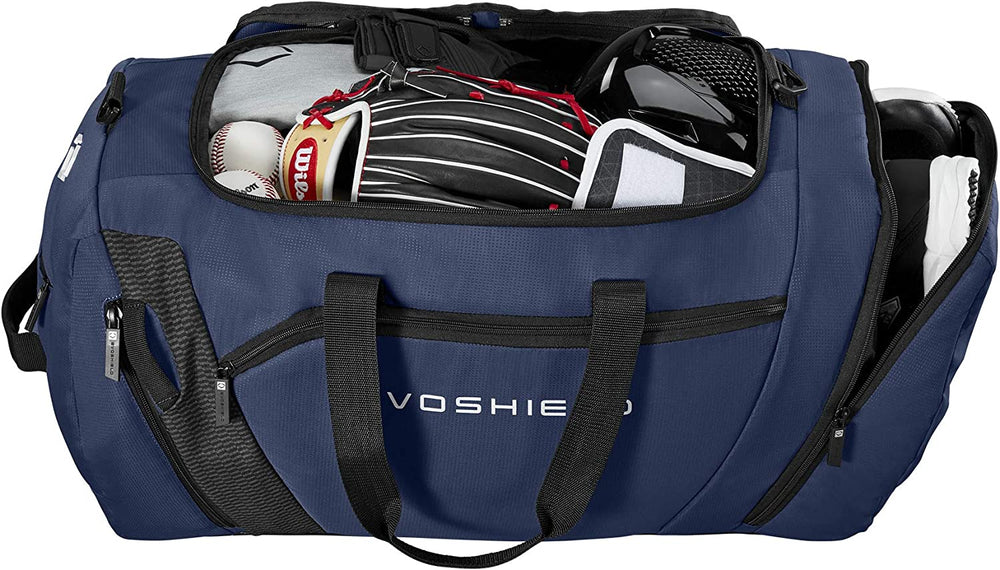 New EvoShield Duffle Bag Series Navy/White Holds 2 Bats