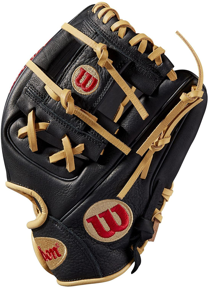 New Wilson A1000 PF88 Dustin Pedroia Model 11.25" Black/Blonde/Red RHT Leather