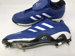New Adidas Men's Size 15 Excelsior Low Baseball Metal Cleat Royal/White