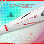 New Easton 2022 Ghost Advanced Fastpitch Softball Bat White/Red