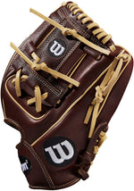 New Wilson A1000 A10001786 11.5" Baseball Infield Glove Brown RHT