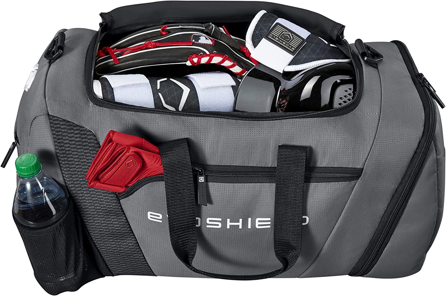 New EvoShield Duffle Bag Series Gray/White – PremierSports