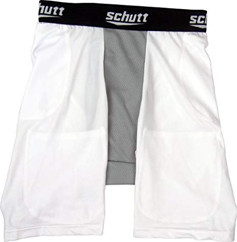 New Schutt Sports Varsity Protech 6-Pocket Girdle 84541005 Large Gray/White