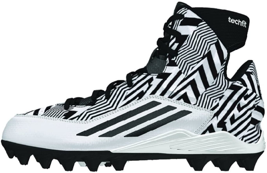New Adidas Filthyquick 2.0 Mid Junior 4.5 Football Molded Cleats Black