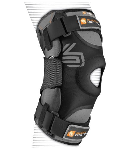New Other Shock Doctor Senior Large 875 Ultra Knee Support with Bilateral Hinges Black