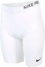New Nike Womens Pro Dri-Fit 8" Training Shorts White Size XL