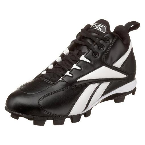 New Reebok Vero FL MR Mid Cleats Mens 10.5 Black/White Baseball Molded