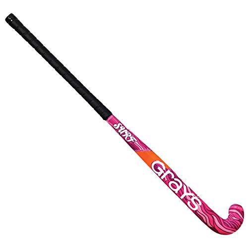 New Grays Surf 500 Junior Field Hockey Stick 26 Inch White/Pink/Orange